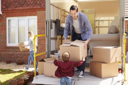 Storage customer reviewing booking confirmation and service terms