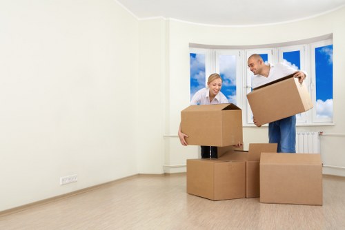 Moving truck and storage solution in Brixton