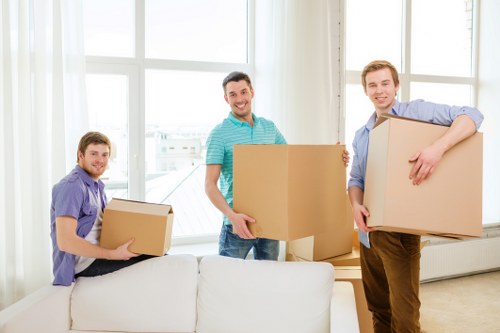 Local moving team handling a Brixton flat relocation